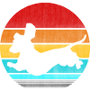 retro vinatge dachshund