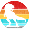 retro vinatge dinosaur