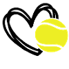 Tennis heart sport