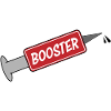 Spritze Impfstoff Booster