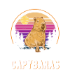 Bare en pige, der elsker capybaras capybara