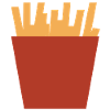 French fries bag