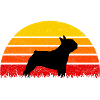 French Bulldog Sunset Dogs