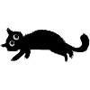 Black cat charbo rest