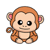 Singe Comic Animal