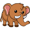 Mammut Comic Tier