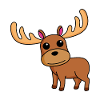 Moose Comic Animal