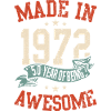 Fabriqué en 1972, 50e anniversaire