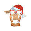 Funny Christmas donkey lovers