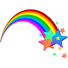 Rainbow Shooting Star
