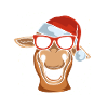 Funny Christmas donkey lovers