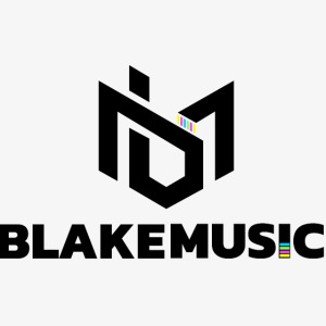 blAkeMusic Logo Black