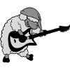 Schaf spielt E