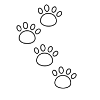 T Shirt Dog Paw 4