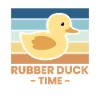Rubber Duck Time Gummiente Geschenk