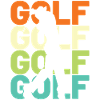 Golf Golfer Retro