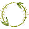 délicate couronne printanière de muguet