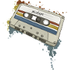 Retro Stile Mixtape Funky Oldschool Cassette