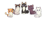 Five Cute Kittens - Kawaii Cats