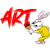 Serge le Lapin artiste