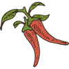 Chili Chilli Pepperoni spicy hot