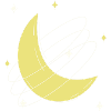 Lune étoilée