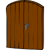 Wooden door