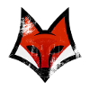Roter Fuchs Kopf Logo