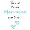 marraine bleu gras