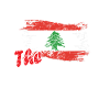 Orgogliosa libanese Libano Bandiera libanese