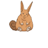 Souris lapin kawaii