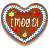I mog Di Gingerbread Heart