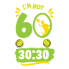 60. Birthday tennis fun