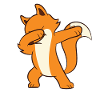 Fox - DAB, dabbing, dancing