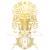 Robotic Tutankhamun - Golden version
