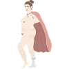 body positivity - Naked superhero female