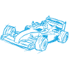Sketch single-seater car