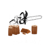 Tronçonneuse royale humour bûcheron