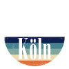 retro Kölner Skyline