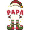 Papa Elf Vater Weihnachten