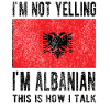 Proud Albanian Albanian flag