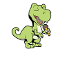 Chanter Dino avec Microphone - TREX