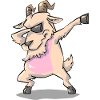 Dabbing Goat Goat Goats