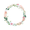Flowers Wreath Modern customizable