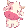 Kuh Erdbeerkuh Kawaii