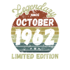 Légendaire depuis octobre 1962 - Anniversaire