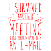 I Survived Another Meeting 7