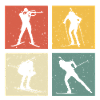 retro biathlon bithlete