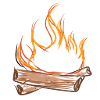 Campfire fire