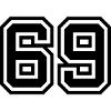 Symbole numérique 69